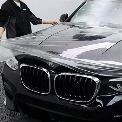 Goede prijs. 7.5mil TPU PPF Auto Verf Beschermingsfilm 1.52*15M Anti-vergeelend zelfklevend Transparent online